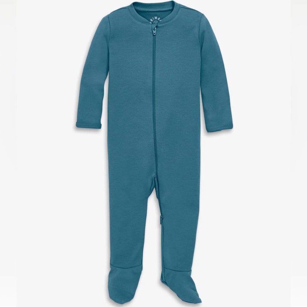 Primary Baby Organic Zip Footie